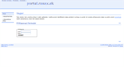 Desktop Screenshot of portals.rasax.sk